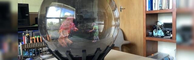 This Raspberry Pi volumetric display is a new spin on LED 3D animations