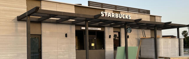 First 3D-printed Starbucks coffee shop opens tomorrow in Texas