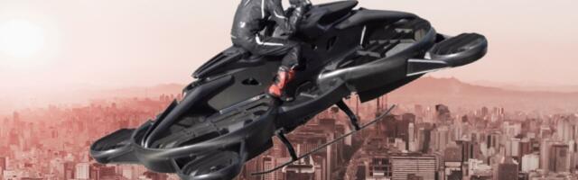 This bizarre Japanese flying bike wants to bring air travel to the streets