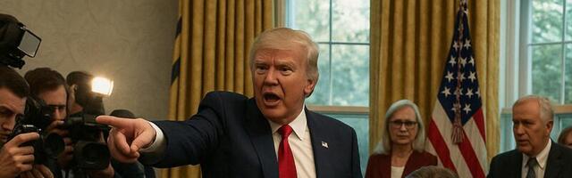 Oval office chaos: Child collapses at Dr. Oz swearing-in, Trump halts ceremony and expels press
