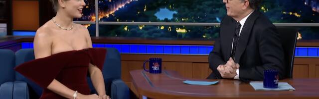 Taylor Swift talks to Stephen Colbert about The Late Show and the end of an era