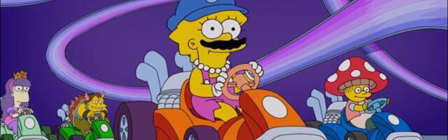 The Simpsons' Mario Kart parody is the closest we've got to a Hit & Run sequel