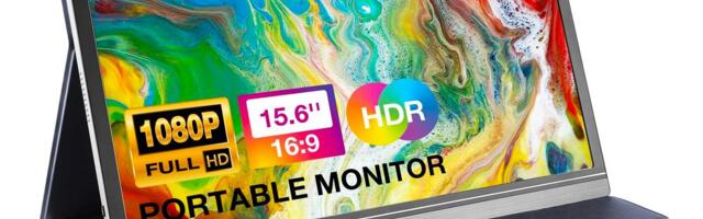 This 15″ HD Portable Monitor Costs 20 Times Less Than an Apple Display, Now at a Record Low Price on Amazon