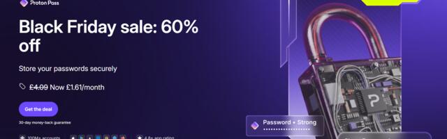 Proton Pass is currently 60% off - protect all your credentials for just $1.99 per month Proton Pass is currently 60% off - protect all your credentials for just $1.99 per month