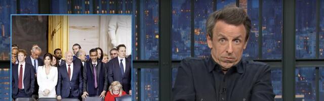 Seth Meyers recaps the tech billionaire VIP-ness of Trumps inauguration