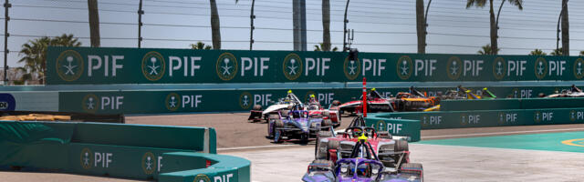 What happened when Formula E visited an American oval track?