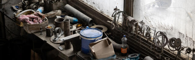 Say Goodbye To The Eyesore Of Garage Workbench Clutter With This DIY Solution