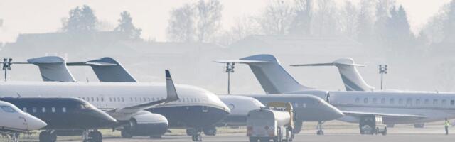 Take a look at the fanciest private jets and government aircraft that took the rich and powerful to Davos