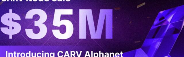 CARV Launches Alphanet: $35M Node Sale Propels Decentralization Milestone