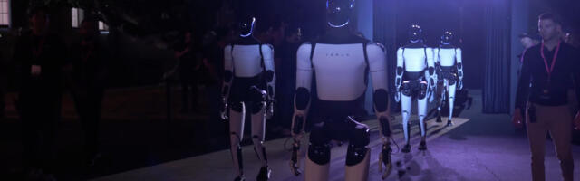 Tesla’s Optimus bot makes a scene at the robotaxi event