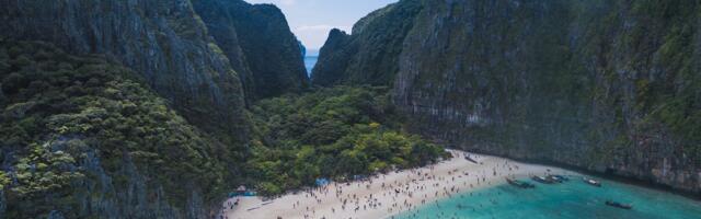 Thailand’s Maya Bay Sees Sharks and Tourists Fight for Space