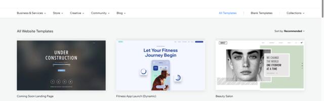 The best Wix templates