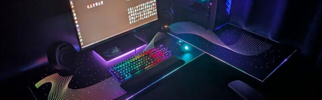 The Eureka Ergonomic GTG Wave gaming desk looks fancy, and feels great for PC gaming — but you'll probably want a desk mat