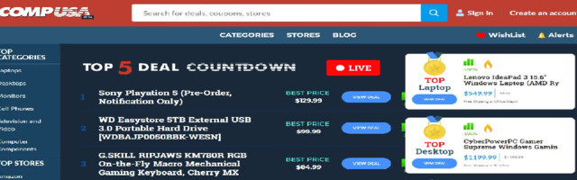 CompUSA – Think Kayak, for computers!