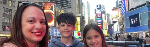 My kids don't remember living in New York, so I retraced their earliest days with them