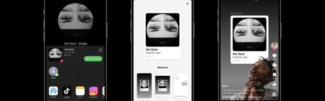 You can now share streaming music directly to TikTok posts