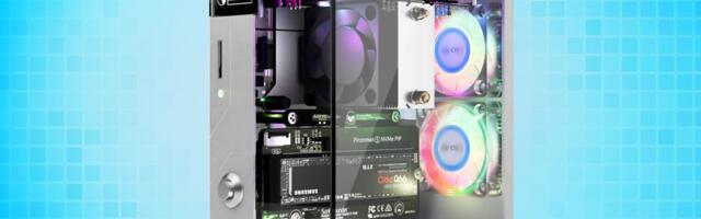 Sunfounder's Pironman 5 Raspberry Pi desktop case comes with RGB LEDs and SSD support