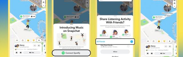 Spotify meets Snap Map in Snapchat’s latest update