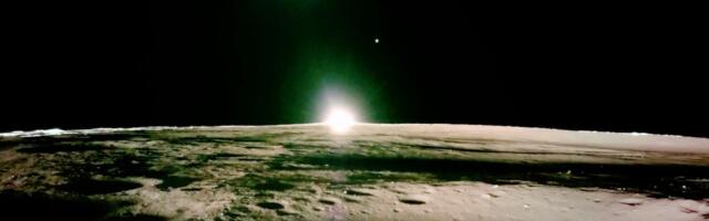 Lunar Lander Captures First High-Definition Video of a Sunset on the Moon
