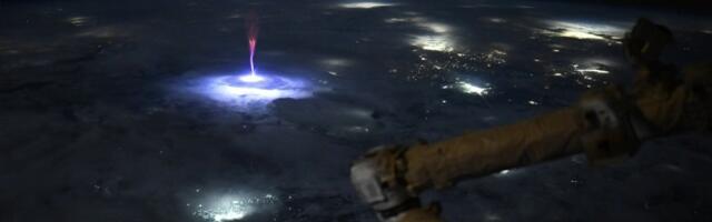 NASA astronaut captures rare lightning that actually shoots toward space