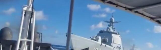 Chinese ships slam into one another during a South China Sea chase, Philippine Coast Guard video shows