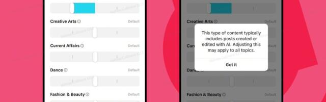 TikTok is letting users control how much AI content they see
