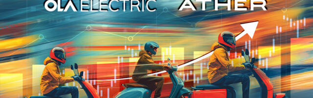 Ola Electric Slumps 8%, Ather Energy Hits All-Time High