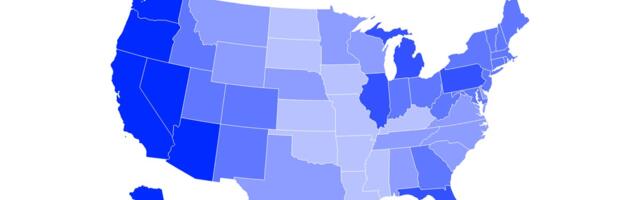 Map shows gas prices have risen above $3 a gallon in every US state — the first time since 2023
