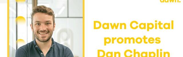 At age 29, Dawn Capital’s Dan Chaplin promoted to Partner