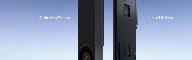 Ambitious Chinese GPU vendor debuts liquid-cooled, single-slot, dual GPU card with 48GB RAM and the ability to get four of them in a system - sadly, it's the Intel Arc Pro B60