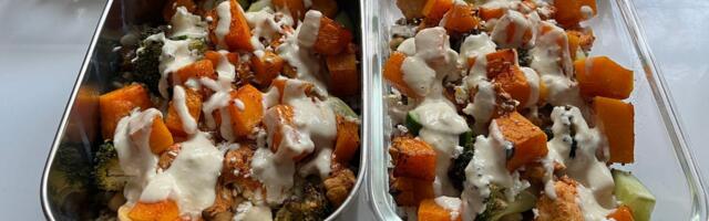 I eat the same dietitian-approved lunch almost every day. It's got protein and fiber — and it's a breeze to prep in advance