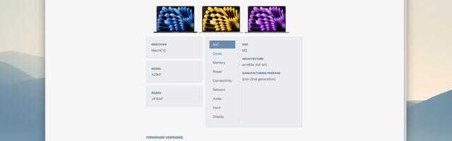 AppleDB Offers Useful Database of Apple Devices, Software Updates, Firmware Releases, and More
