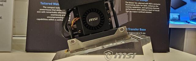 MSI Builds Tiny AIO Liquid Cooler Prototype for the Hotter, Faster SSDs of the Future