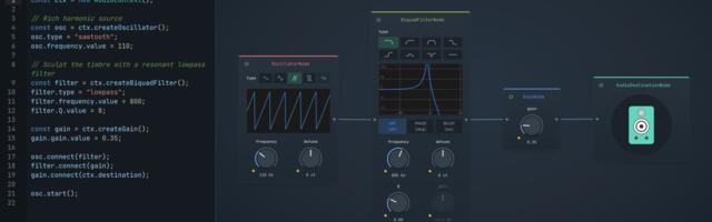 Визуальный инспектор аудиографов на Web Audio API: мотивация, архитектура и опыт разработки