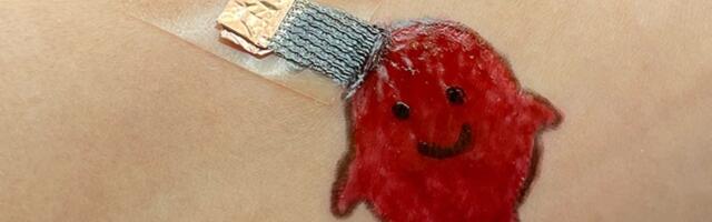You can paint this wearable on your skin like a tattoo to monitor your heart and brain activity