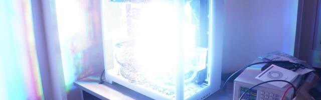 Enthusiast builds PC with 1200 watts of RGB lighting, includes dual 360mm liquid coolers just for the LED lights — pumps out eye-searing 100,000 lumens