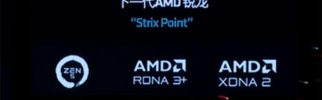 A new generation of Ryzen processors codenamed 'Strix Point' will be released in 2024 - integrating Zen 5, RDNA 3+, and XDNA 2 architecture