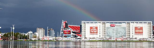Why do the San Francisco 49ers want the Santa Clara Stadium Authority to pay $620,000 annually for a new office?