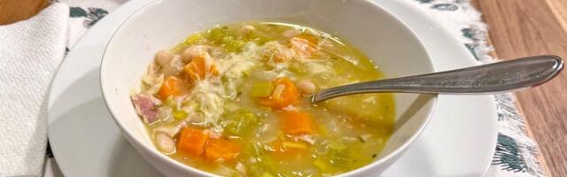 I love making Ina Garten's protein-rich bean soup. It's easy to prepare, and I always have leftovers.