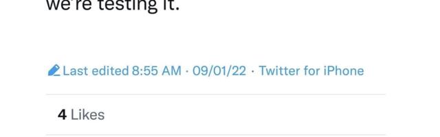 Twitter is testing tweet editing