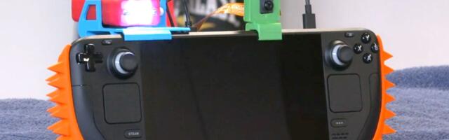 Disgruntled gamer builds booby-trapped Steam Deck with 3D-printed spikes and a built-in taser — Raspberry Pi powers speaker, camera, and alarm to stop family members draining his battery