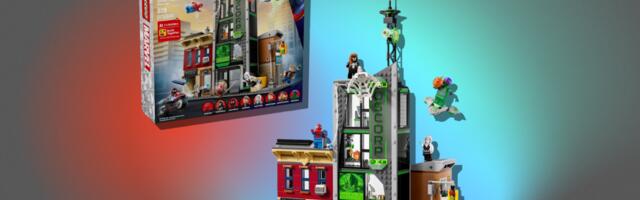 The huge Lego Spider-Man vs. Oscorp building set will be on sale at Best Buy on Dec. 24 only