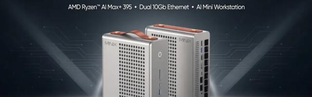 This AMD Ryzen AI Max+ 395 mini PC has 128GB RAM, metal feet, and even a vegan leather handle — because why not?