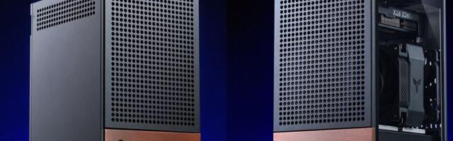 Jonsbo introduces T6 ITX walnut handled case in metal and wood — available in black or silver