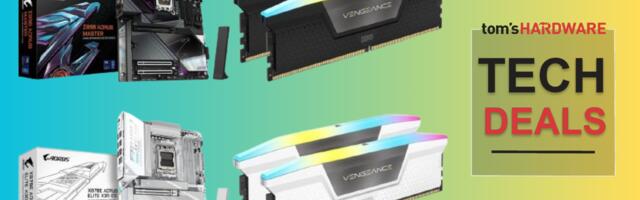 Score 32GB of DDR5 RAM from only $240 in these Newegg hardware bundles for Intel and AMD gaming PC builds — huge savings on premium Gigabyte motherboards coupled with popular Corsair Vengeance memory