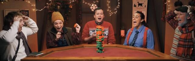 My new favorite Christmas movie is Smosh playing deadly Jenga