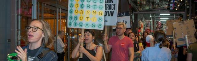 NYT tech workers win tentative union contract after election week strike