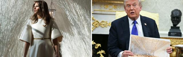 Melania Trump was once the one making controversial White House design choices. Now, it's Donald Trump.