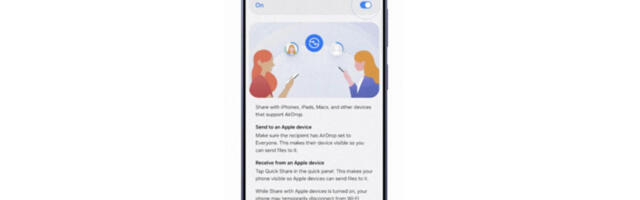 Samsung's Galaxy S26 will get Apple AirDrop support starting today