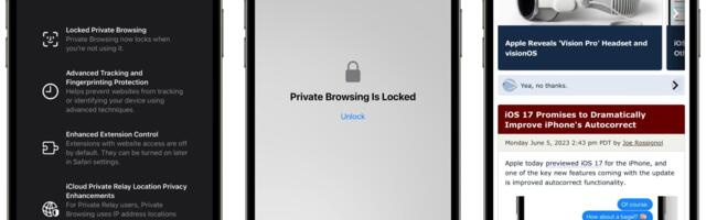 iOS 17 Locks Your Safari Private Browsing Behind Face ID